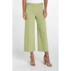 Utility Crop Wide Leg Pant (Liverpool)