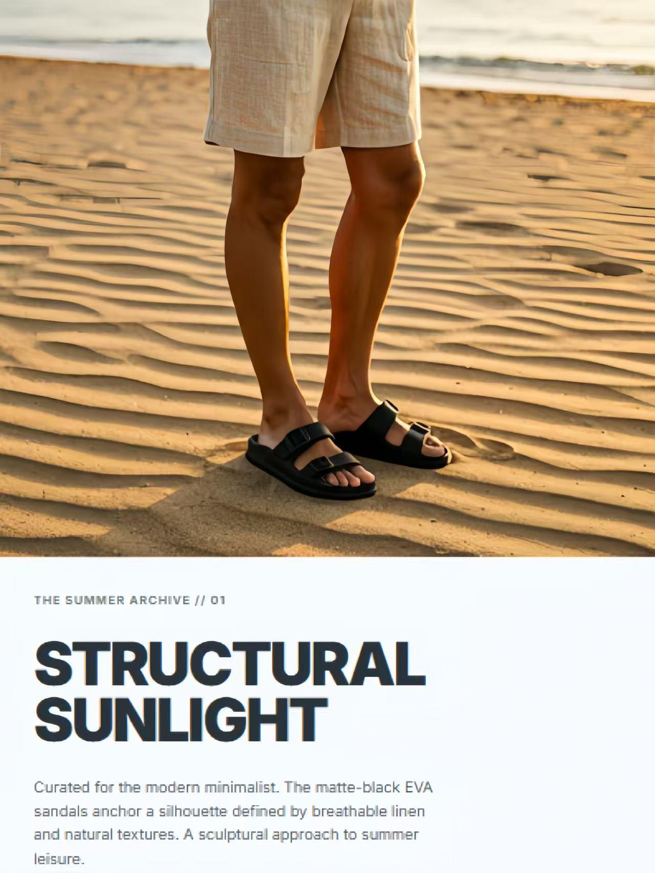 Women and Men Sandals Fashion Adjustable EVA Slides Girl Boy Footwear Soft Comfortable Double Strap Beach Walking Slippers Summer Essentials for Mothersdaygift wide feet