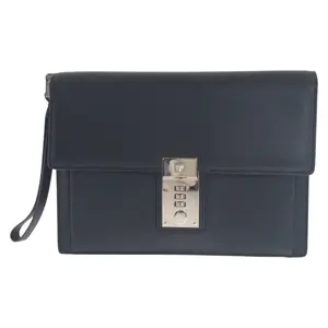 Pre-owned VERSACE Other Tote Bags Leather Clutch Bag