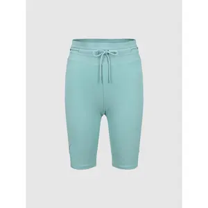 URBAN REVIVO 2026 Women's & Lady's Casual Knitted Shorts - Elastic Waist, Skinny Fit, Stretch Fabric, Hip-Flattering, Comfortable Everyday Bottoms