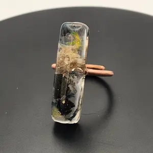 Piezoelectric Copper Ring Handmade Energy Jewelry for Balance Protection & Vitality One of a Kind Adjustable