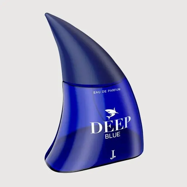 J. Fragrances Men's Deep Blue Eau De Parfum - Fresh Citrusy Fougere Woody Cologne (75ml), Minty Fresh, Aromatic Scent Men's Fragrance