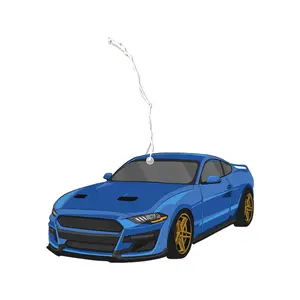 The "Iced Blue" Ford Mustang Anime Air Freshener