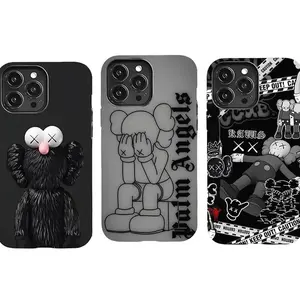 Sitting Kaws Phone Case, Angels Gifts, Suitable for iPhone 17/16/15/14/13/12/11 Pro Max/Plus and  Samsung Galaxy S23FE/22/23/24/25