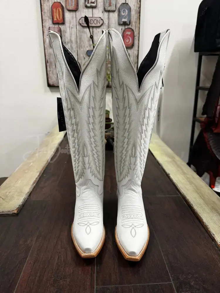 Rock’Em Gia tall Wide Calf White