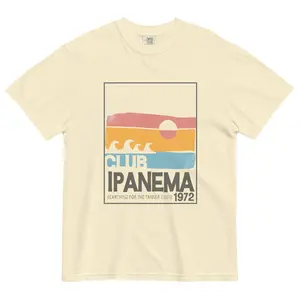 Club IPANEMA 1972 | Ivory | Unisex Garment-dyed T-shirt