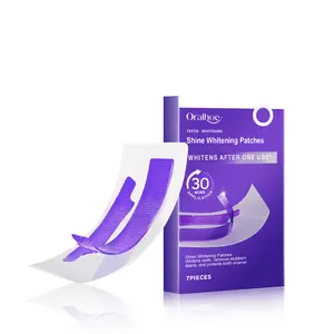 Purple Teeth Whitening Strips - 7/21 Whitening Sessions - Safe for Enamel - Non Sensitive Teeth Whitening - Peroxide-Free