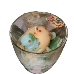 Baby Blue T-Rex Dinosaur Hatching Candle
