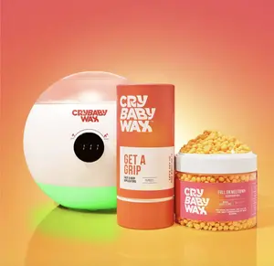 Crybaby Wax Starter Kit For Less Painful Waxing and PCOS Facial Hair