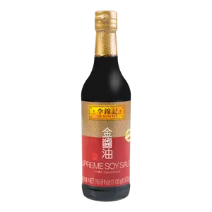 Lee Kum Kee Hong Kong Premium Soy Sauce for Stir-Frying & Cooking - 500ml Bottle, Authentic Asian Flavor