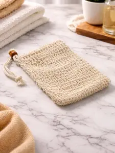 Soap Saver Bag - Natural Material, Soft Exfoliating Texture, Eco-Friendly, Reusable Pouch for Extended Soap Life, Gentle Exfoliation, Rich Lather, Sustainable Skincare