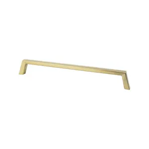 212 MAIN 12 in. Brookridge CC Modern Brushed Gold Appliance Pull - Transitional Cabinet & Door Hardware with Sleek Finish, Transitional Cabinet Hardware