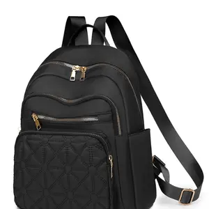 Fashionable Quilted Design Backpack, Casual Large Capacity City Comm Backpack for Work, Commuting, and Campus Use, Suitable for Women, Students, and Professionals, Quilted Casual Daypack