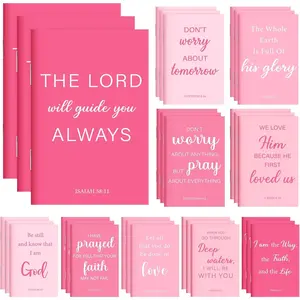 30 count  Christian  Bulk   Journal Religious Verse Notebooks Inspirational Church Prayer Journal for Women Church  Party Favors School Prizes()