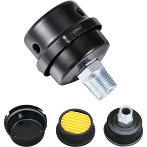 1/2" Thread Male Thread Diameter 20mm Air Compressor Silencer Filter, Thread Metal Air Compressor Intake Filter Sound Muffler Silencer, Air Compressor Replacement Parts