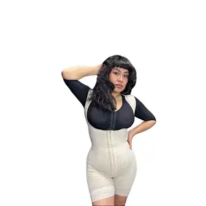 Moda Colombiana MC033 Fajas Colombianas Shapewear for Women Tummy Control Preormada Shapewear Butt Lifter with Zipper Crotch Postpartum Support Lipo Reduction Daily Wear