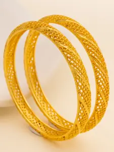 Women's Fashion Solid Open Bangle Bracelet, Elegant Middle Eastern Style Jewelry, Copper Alloy, All Seasons Wear, Fashionable Chunky Bangles, Perfect Gift