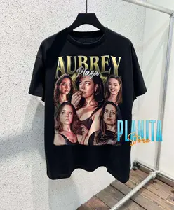 Vintage 90's Aubrey Plaza Shirt , Aubrey Plaza Fan Homage Graphic Shirt, Gift For Women and Man Unisex T-Shirt