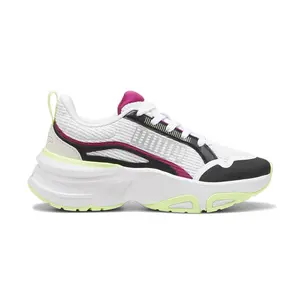 PUMA Womens Softride Divine Running Sneakers Shoes - Black, Pink, White