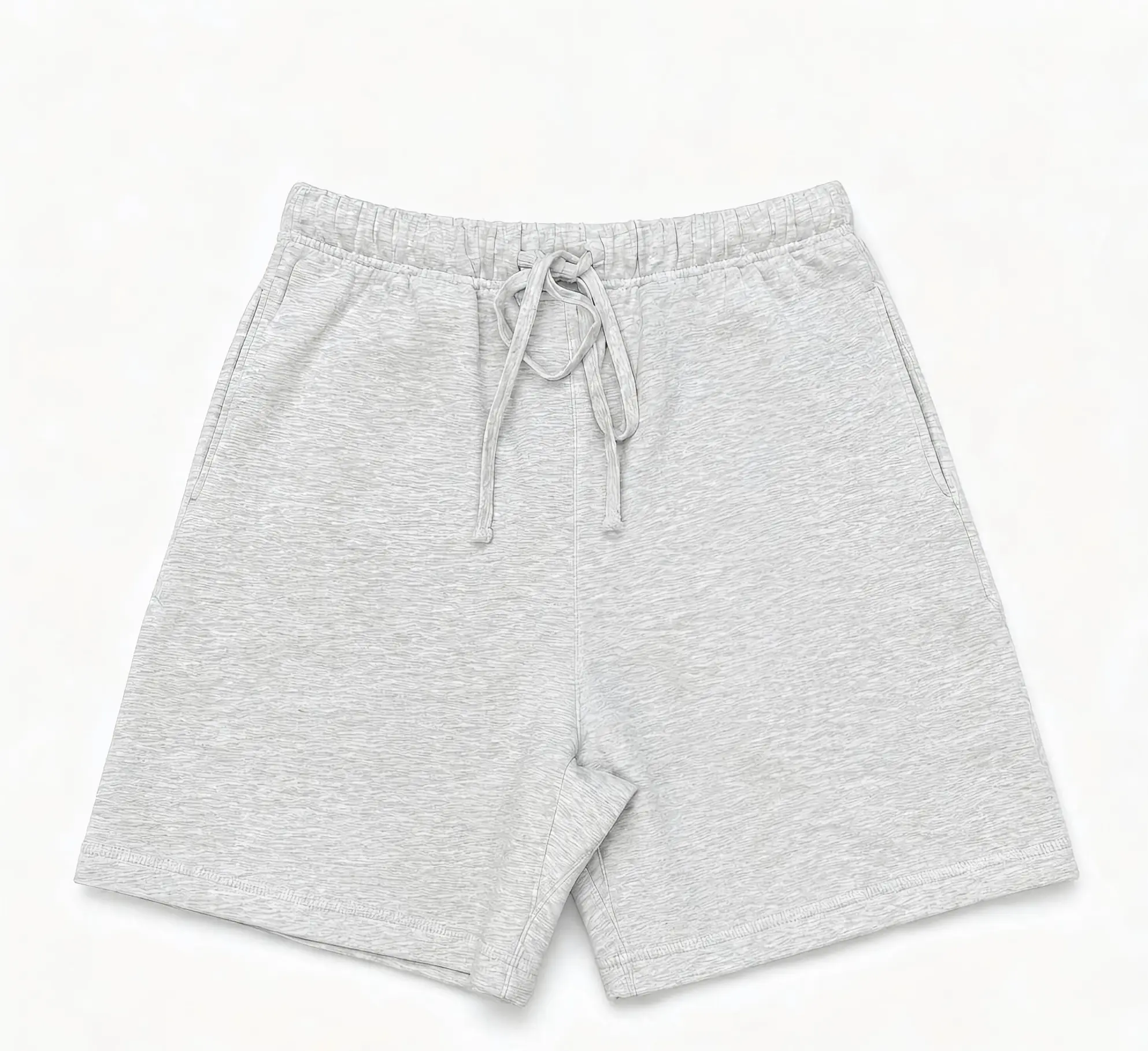 216 Light oat shorts half-size-oversized fit