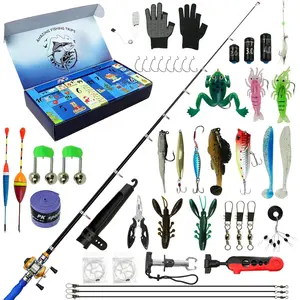 Fishing Advent Calendar 2025 with Fishing Rod Cable Reel, 24 Days Christmas Countdown Fishing Lure Advent Calendar 2025 Surprise Gifts for Adult Men Teens Boys Fishermen Christmas