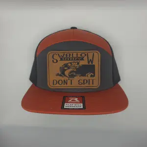 Swallow Baby Dont Spit Leather Patch Snapback