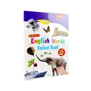 Interactive Play Sound Book for Toddlers – Educational English Learning Toy with Nature Sounds, Early Learning Activity Book for Kids Including Animals, Vegetables, Numbers, and More, Sensory Toy for Boys and Girls Gifts (3 AAA Batteries Required)