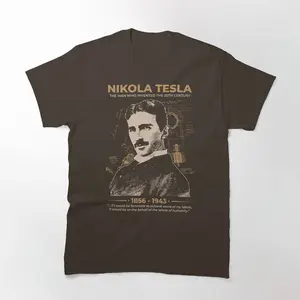 Nikola Tesla T-Shirt - Innovative Graphic Tee Celebrating the Genius Inventor and Scientist