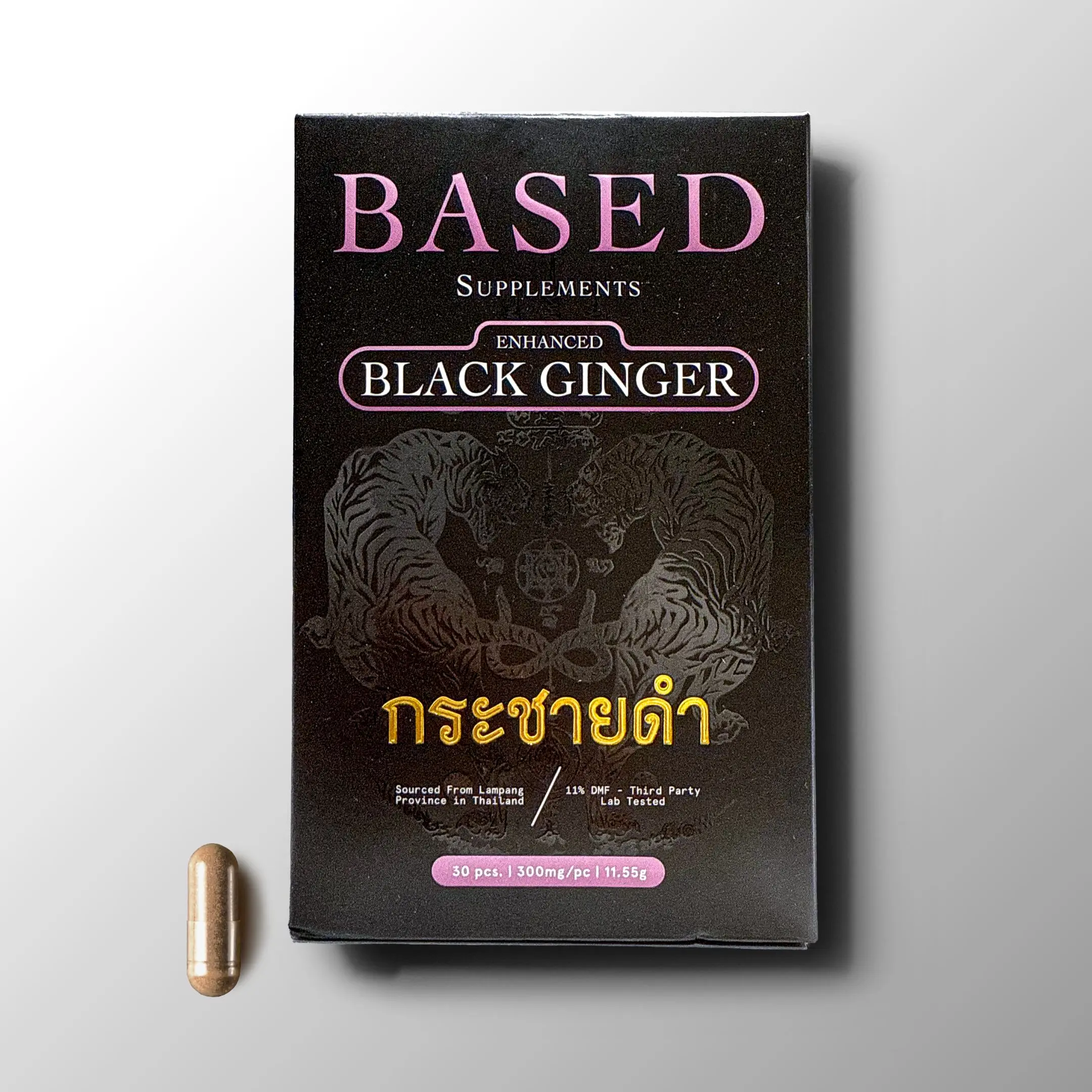 Black Ginger Supplement | Thailand Origin, Max Potency, Energy & Performance Support for Men and Women | 30 Servings