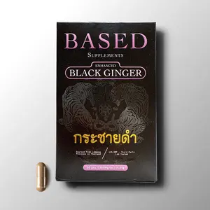 Black Ginger Supplement | Thailand Origin, Max Potency, Energy & Performance Support for Men and Women | 30 Servings