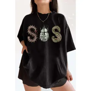 S..Z..A Lana S.OS D.eluxe Natural Tee, unisex cotton TShirt