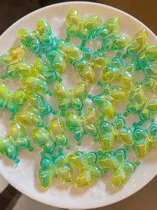 5pcs Butterfly Knot DIY Beads, DIY Beading Accessories, Butterfly Charms, Perfect for Crafting & Jewelry Making, Ideal for Handmade Projects, Enhance Your Creative Endeavors