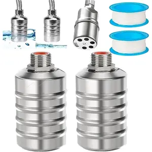2PCS Float Valve 1/2" Float Valve 304 Stainless Fully Shut off Valve Controller for Tank Pool Livestock Troughs Intake