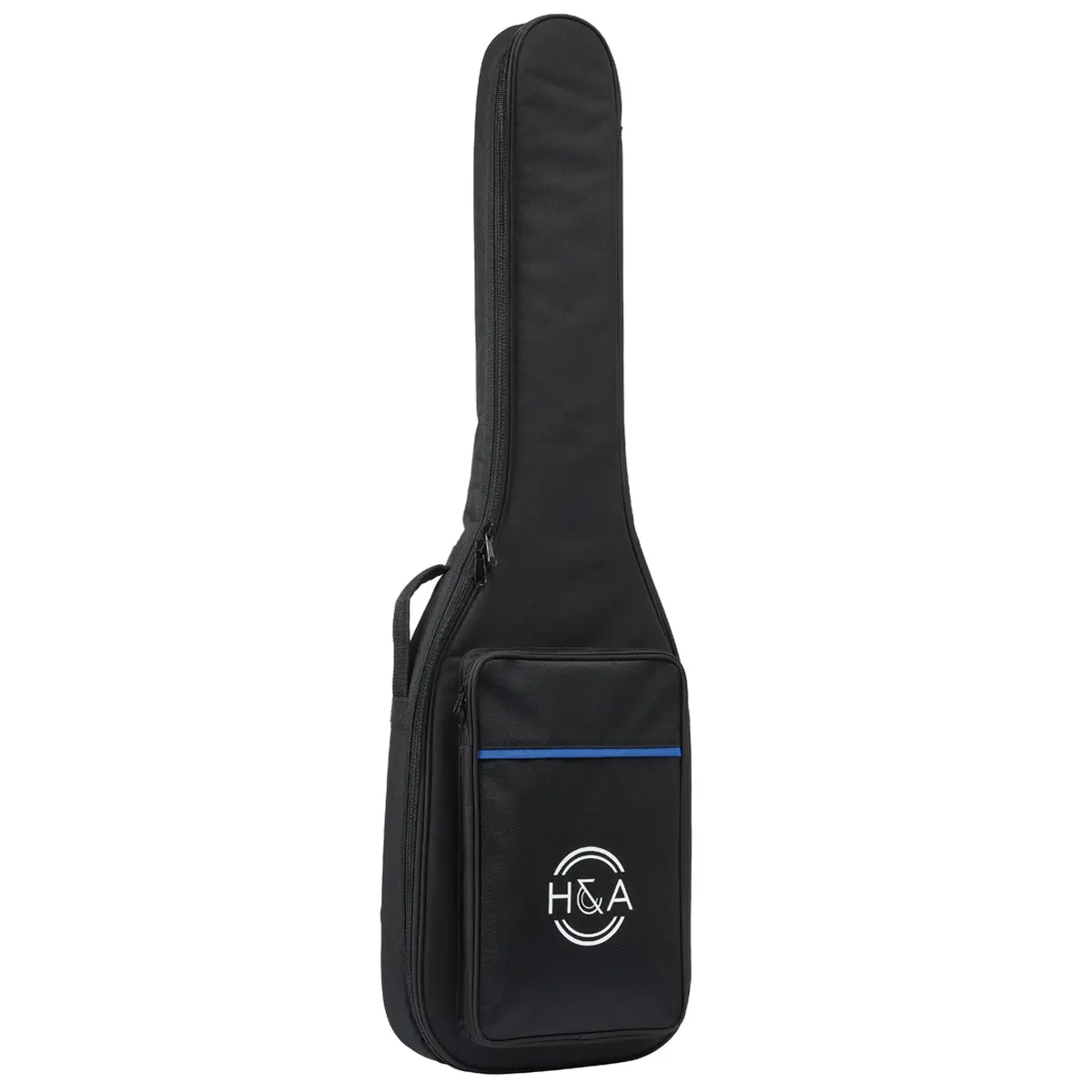 H&A Deluxe Bass Guitar Gig Bag - Durable Fabric Case with Accessory Pocket and Bag Strap for Enhanced Gig Protection, Fabric Bag