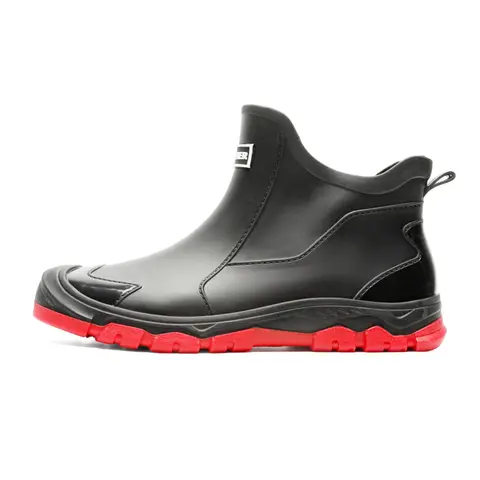Unisex Waterproof Rain Boots, Waterproof Deck Boots, Rain Shoes, Outdoor Activities, Stretch Rubber Sole, Comfortable Lining, Ideal for Water Sports & Casual Wear, Outdoor Footwear