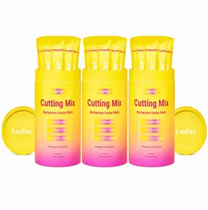 3 Pack LeeFar Cutting Drink Mix – | CG Strawberry Açaí Flavor – | (30 Servings)