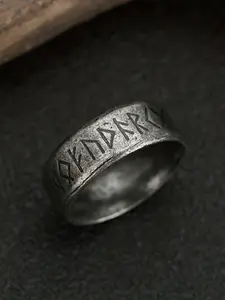 New Creative Design Retro-style Engraved Rune Fashion Men's Ring Vintage Rings Jewelry