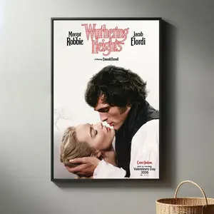 Wuthering Heights Movie Poster | High Quality Canvas Print I 2025 Movie Poster | Modern Room Decorative Arts | Popular Film Gift