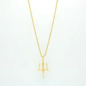 Trident Pedant - Gold