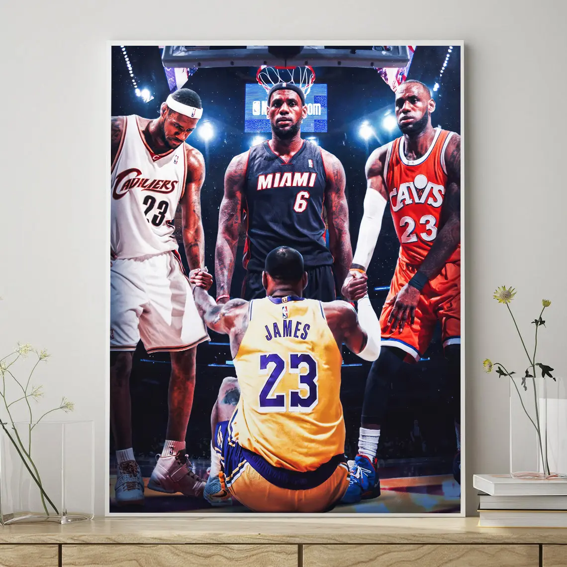 LeBron James Poster, Poster Deco Home Decor Print LeBron James Poster, Poster Deco Home Decor Print