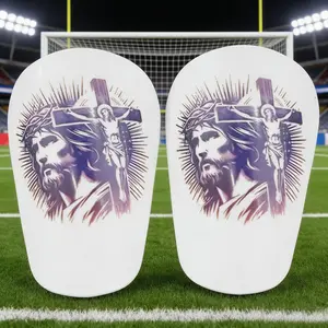 Mini Soccer Shin Guards Set, Durable Portable Football Accessories, Comfortable Wear for All Sports Like Basketball Baseball