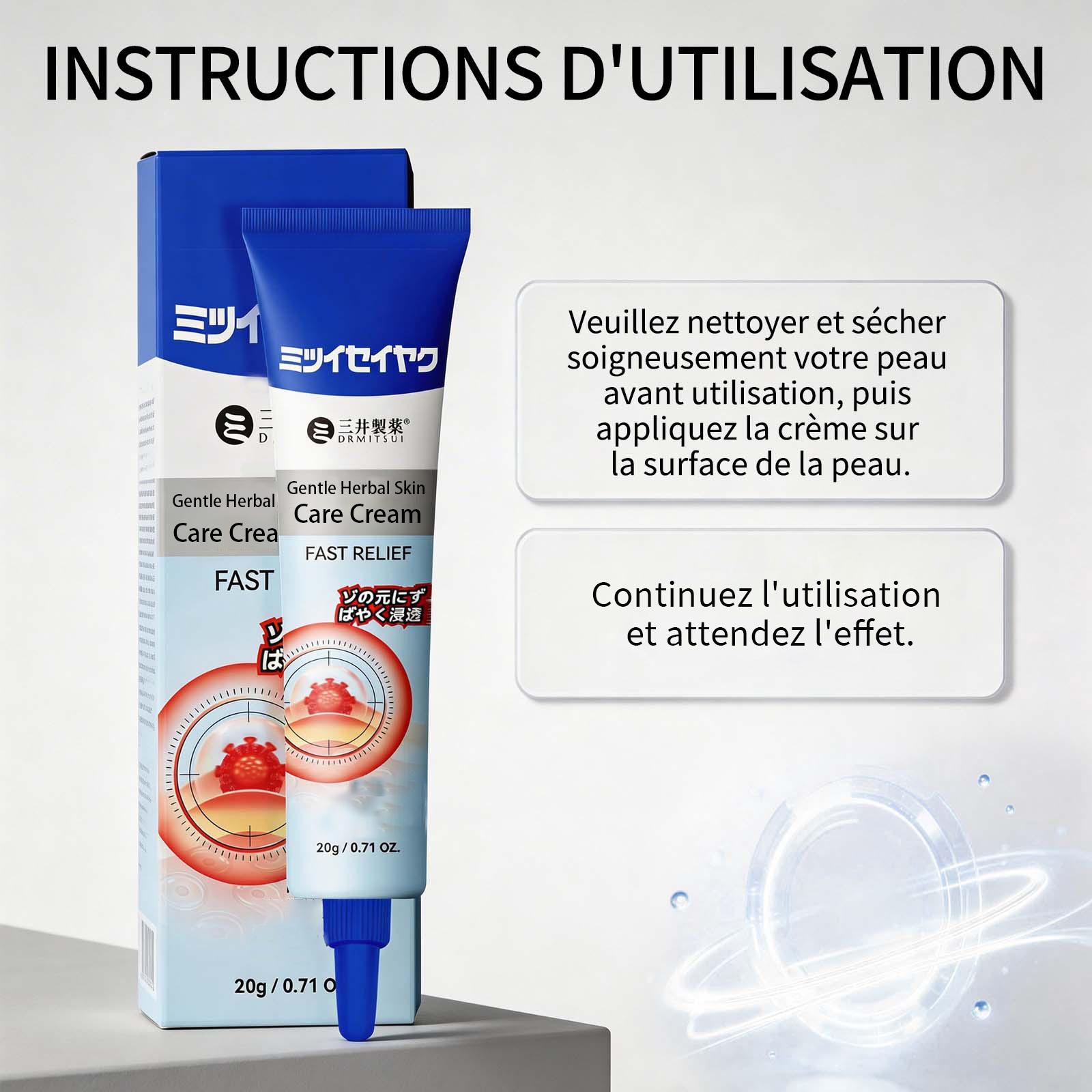 Gentle Herbal Skin Care Cream for Face and Body, Suitable for Daily Use