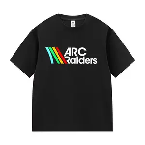 Arc Raiders Logo Graphic T-Shirt – 100% Cotton Short Sleeve Tee, Vintage Harajuku Casual Streetwear Top