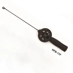 1Pc 34Cm Mini Fishing Rod Ice Fishing Rod for Winter Fishing with Fishing Wheels Portable Fishing Tackle Fishing Accessories