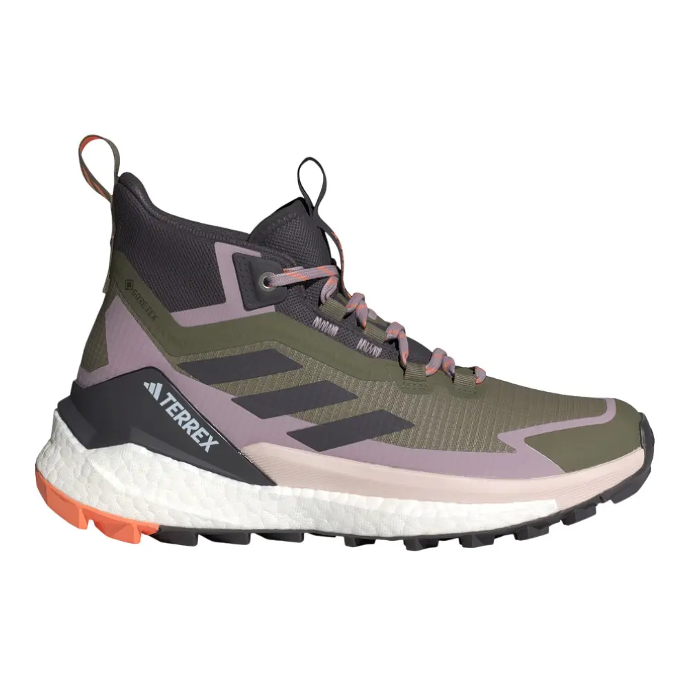 adidas Womens Terrex Free Hiker 2.0 Gore-Tex Hiking Hiking Sneakers Shoes - Black, Green, Pink