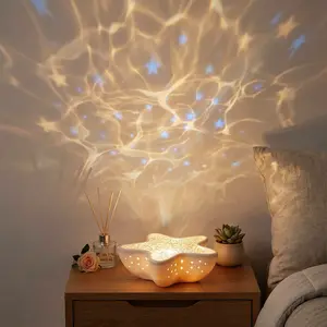 All-Scenario Northern Lights Projector - 8 Color Dynamic Ocean Wave Light, Waterproof Star Shape Light, Fits Bath Spa, Kids Room, Bedroom, Pool, Party - Perfect Romantic Gift for Anyone