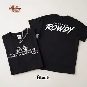 Kyle Busch Memorial Tee, Forever Rowdy Shirt, Legend Tribute Shirt, Racing Shirt, RIP Rowdy Tee, Racing Fan Tee