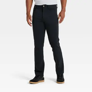 Men's Slim Straight Fit Five Pocket Pants - Goodfellow & Co Black 32x30