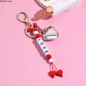 WWJD Christian Keychain - Silver Rose Cross, Rainbow Bow & Letter Beads Faith Charm, Durable Lightweight Metal Acrylic Accessory for Car Keys, Backpack, Ideal Religious Gift for Camping & Hiking Enthusiasts