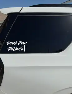 Dios Por Delante Vinyl Car Sticker Adhesive Decal